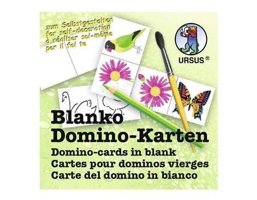 URSUS Blanko Domino Karten