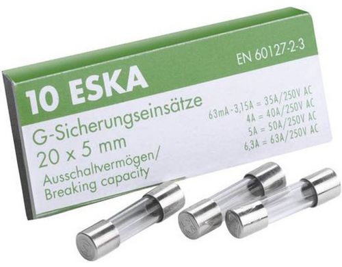 ESKA Feinsicherungen 5x20 FST 500mA