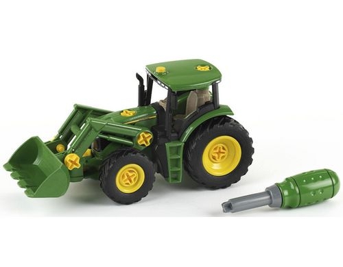 Klein-Toys JD Traktor + Frontlader