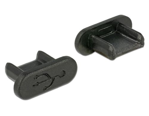 Delock USB-Micro-B Port Staubschutz,10Stück