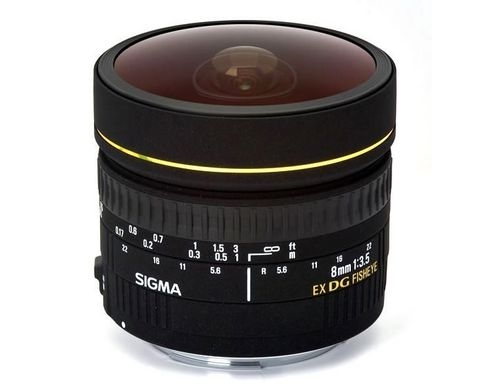 Sigma 8mm / f 3.5 EX DG Fisheye CA