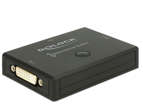 Delock 2 Port DVI Switch&Verteiler
