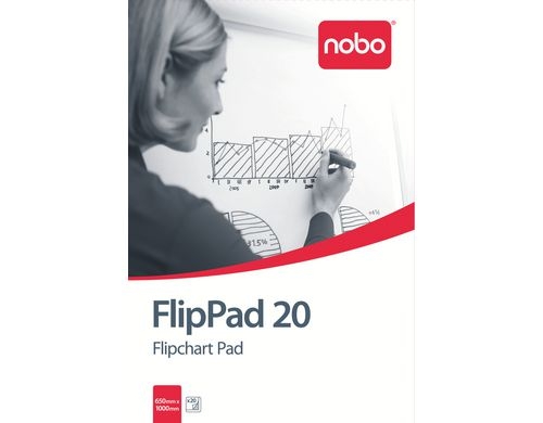 Nobo Flipchartblock, 20 Blatt