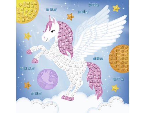 URSUS Moosgummi-Set Glitter Pegasus