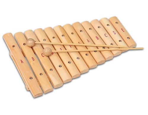 Bontempi Xylophon mit 12 Holzplättche 35cm