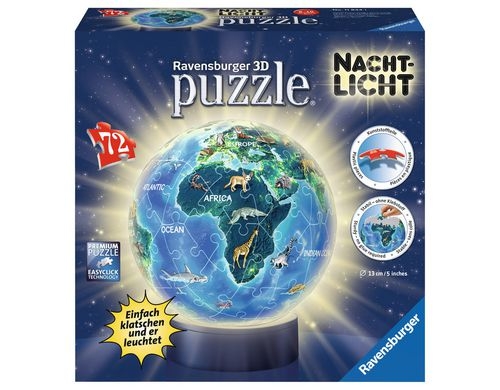 Puzzle Erde Nachtdesign Nachtlicht