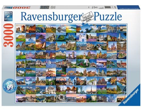 Puzzle 99 Beautiful places in Europe