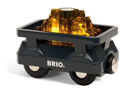 Brio Goldwaggon mit Licht