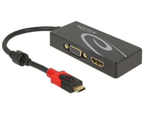 Monitor Splitter USB Typ-C  zu DP/HDMI/VGA