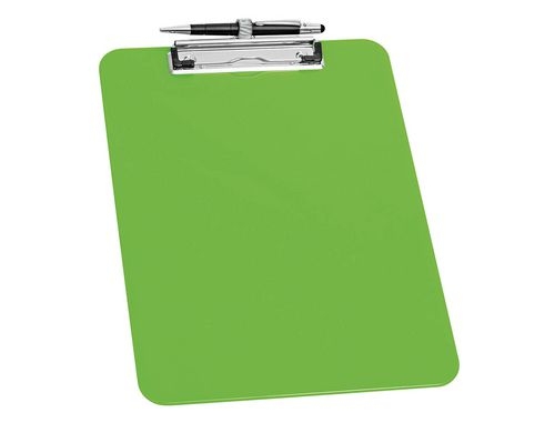 WEDO Klemmbrett A4 mit Stifthalter grün