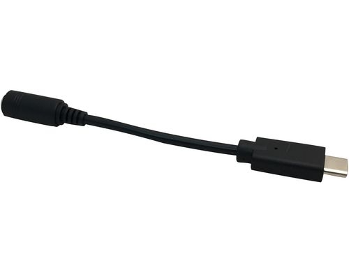 USB C to 3.5 mm audio adapter, schwarz