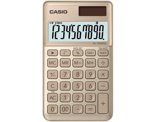 Casio Taschenrechner CS-SL-1000SC-GD