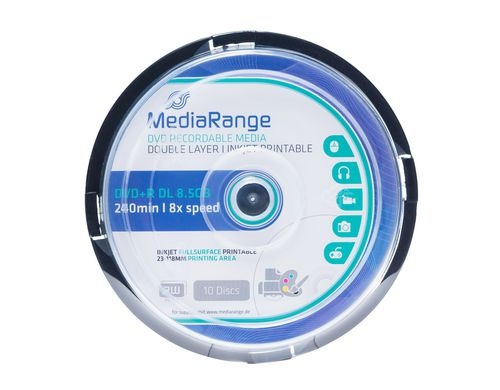 MediaRange DVD+R 8.5GB Double Layer, print