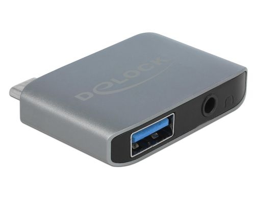 Delock USB-C Soundadapter, 3.5mm, USB-A 3.0