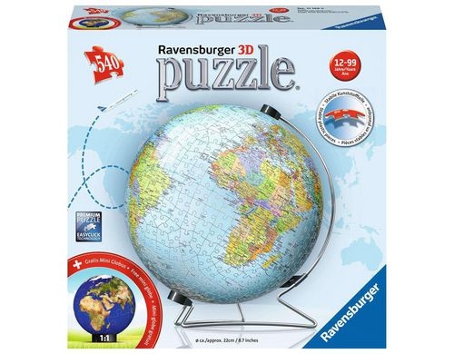 Puzzle 3D Globus Deutsch 2019
