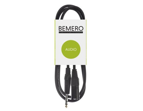 Bemero XLRm - 6.3 Klinken Kabel 0.75m