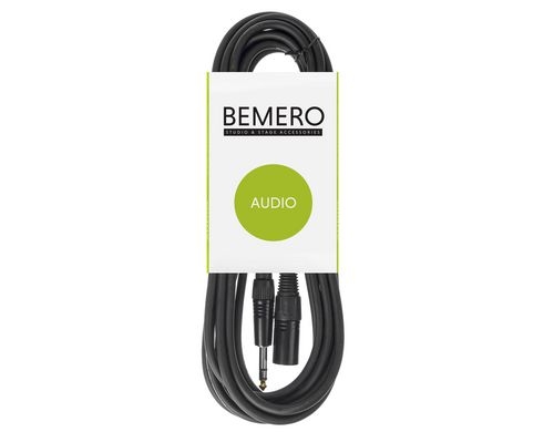 Bemero XLRm - 6.3 Klinken Kabel 3m
