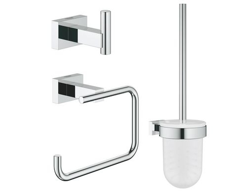 GROHE Essentials Cube Cube WC-Set 3 in 1