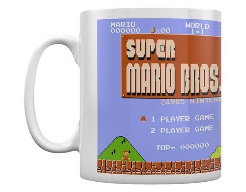 Super Mario Bros. Tasse Retro Title