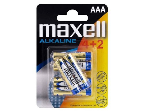 Maxell Batterie AAA 4+2 (6er)