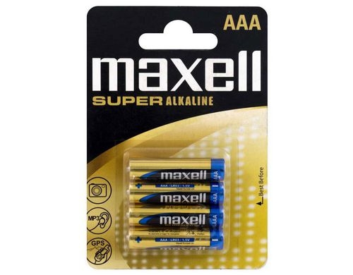 Maxell Batterie Super Alkaline AAA 4 Stück