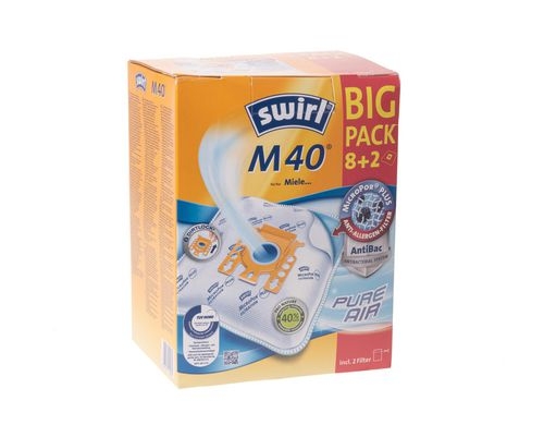 Swirl Staubfilterbeutel M40 Big Pack (8+2)