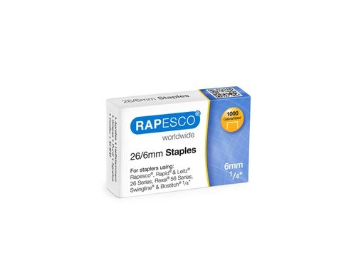 Rapesco 26/6mm Heftklammern