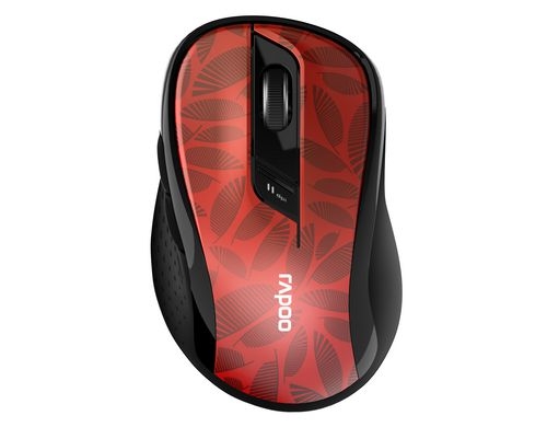 Rapoo Mouse M500 Silent Maus rot