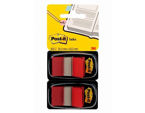 3M Post-it Index 680-RD2 rot