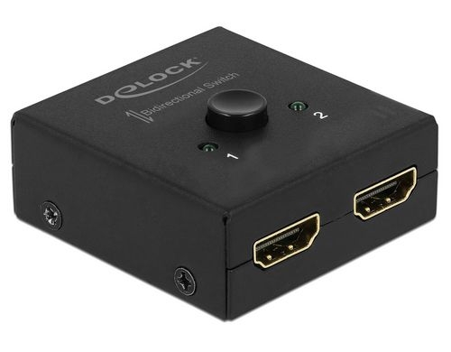 Delock 2 Port HDMI Switch&Verteiler Compact