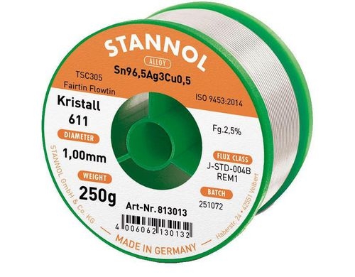 Stannol Lötdraht 611 2,5% Ø 1,0