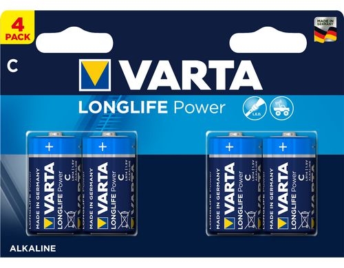 VARTA Longlife Power C, 1.5V, 4Stk