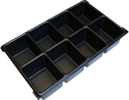 L-Boxx Kleinteileeinsatz mit 8 Mulden