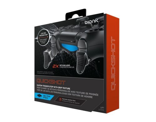 Bionik Quickshot Grips - 2 Pack, PS4