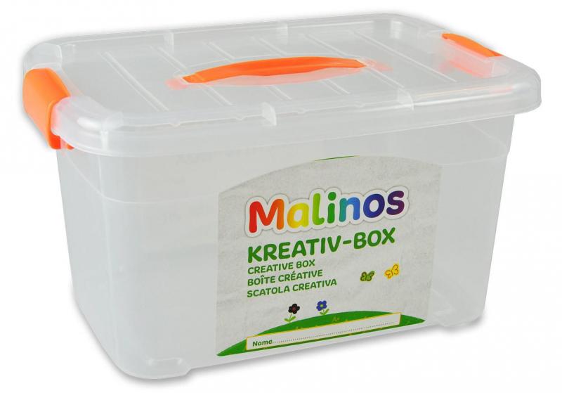 Malinos Kunststoffbox mit Deckel und Clip