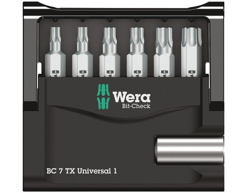 Wera Bit-Check 7 TX Universal 1 SB
