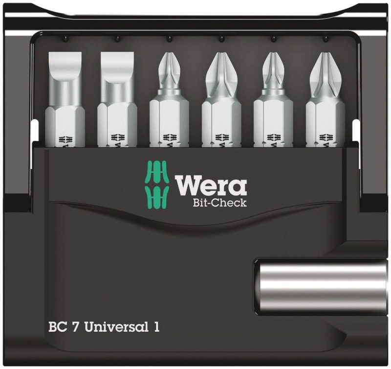 Wera Bit-Check 7 Universal 1 SB