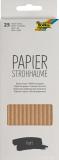 Folia Strohhalm aus Papier KRAFT