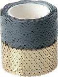 Folia Washi Tape Dekor grau/gold