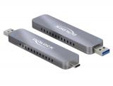 Delock M.2 NVME zu USB Gehäuse Typ-C,A