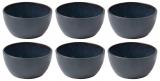 Bitz Schale 10cm 6er Set Schwarz/Blau