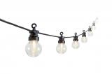 STT LED Patry-Lichterkette Solar Schwarz