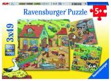Puzzle Viel los auf dem Bauernhof