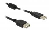 Delock USB2 Verlängerungskabel A-A, 0.5m