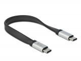 Delock USB3.2 Flachbandkabel Typ-C 22cm