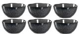 Leonardo Schale Matera 380ml Anthrazit 6tlg