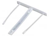 Fellowes Archivclips weiss