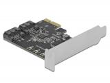 Delock 2 Port SATA PCI Express Karte