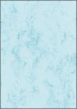 Sigel Marmor-Papier blau A4