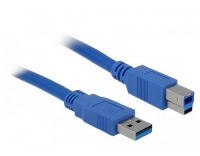 USB3.0 Kabel, 1.8m, A-B, Blau